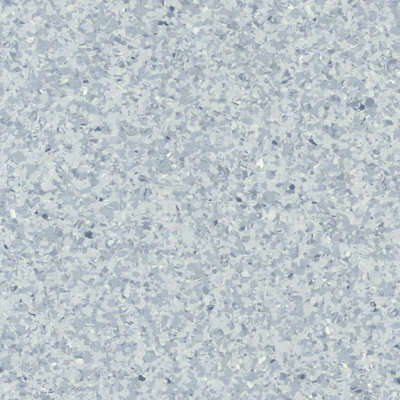 Blue Mosaic Effect Vinyl Flooring, Anti-Slip Contract Commercial Vinyl Flooring with 2.0mm Thickness-2m(6'6") X 2m(6'6")-4m²