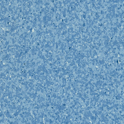 Blue Mosaic Effect Vinyl Flooring, Anti-Slip Contract Commercial Vinyl Flooring with 2.0mm Thickness-3m(9'9") X 2m(6'6")-6m²