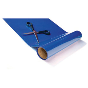 Blue Non Slip Material Reel - 100 x 20cm - Cut to Size - Thin and Flexible