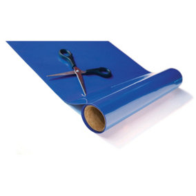 Blue Non Slip Material Reel - 100 x 30cm - Cut to Size - Thin and Flexible