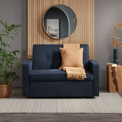 AREA JAPAN sofa SOL 2P Fabric＋ottomanブルー