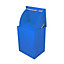 Blue Parcel Post Box Lockable Wall Mounted Secure Large Outdoor Letter Smart Mail Drop Box Weatherproof Galvanised Steel