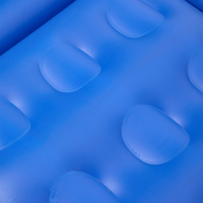 Blue Portable Car Air Bed Air Mattress with Pillows and Inflation Pump