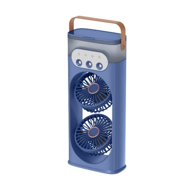 Blue Portable Conditioners Fan Evaporative Cooler USB Personal ...
