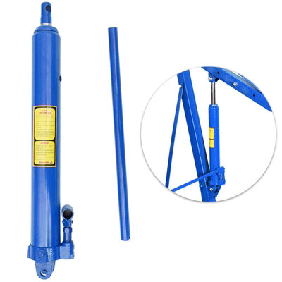 Blue Replacement 8 Ton Steel Hydraulic Long Ram Jack Lift with Handle