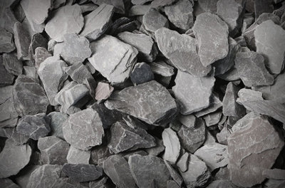 Blue Slate Chippings Bulk Bag 40mm