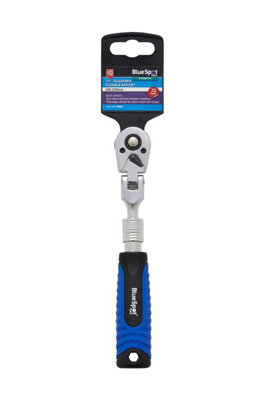 Blue Spot Tools - 1/4" Telescopic Flexible Ratchet (180-230mm) (72 Teeth)