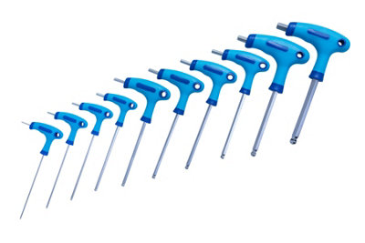Blue Spot Tools - 10 PCE Metric T Handle Ball End Hex Key Set (2-10mm)