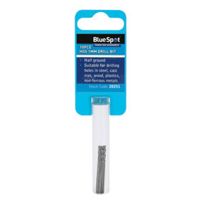 Blue Spot Tools - 10PCE 1mm HSS Drill Set