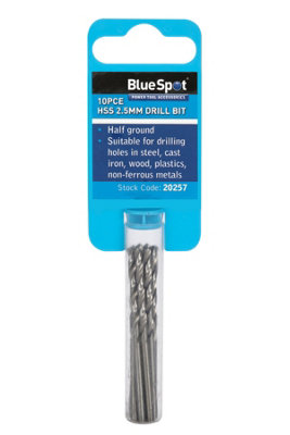 Blue Spot Tools - 10PCE 2.5mm HSS Drill Set