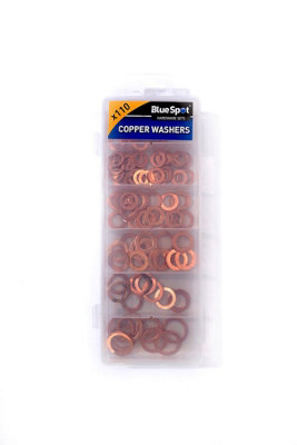 Blue Spot Tools - 110 Pce Assorted Copper Washer Set
