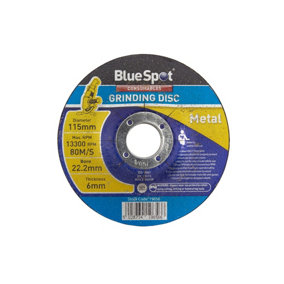 Blue Spot Tools - 115mm (4.5") Metal Grinding Disc