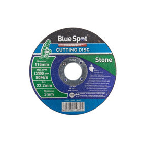 Blue Spot Tools - 115mm (4.5") Stone Cutting Disc