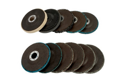 Blue Spot Tools - 11PCE Polishing and Flap Disc Set - 3