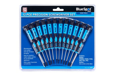 Blue Spot Tools - 12 PCE Precision Screwdriver Set