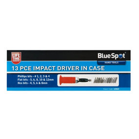 Blue Spot Tools - 13 Pce Impact Driver In Case
