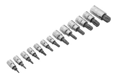 Blue Spot Tools - 13PCE Torx Socket Bit Set (T8-T60)