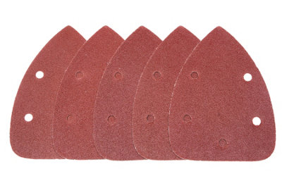 Blue Spot Tools - 140mm 5 Pack 80 Grit Detail Sanding Sheets