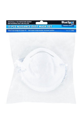 Blue Spot Tools - 15 PCE Nuisance Dust Mask Set