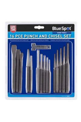 Blue Spot Tools - 16 Pce Punch and Chisel Set