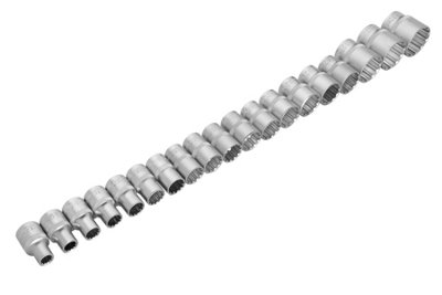 Blue Spot Tools - 19PCE Multi Fit  1/2" Drive Socket Set (8-32mm) - 3
