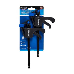Blue Spot Tools - 2 PCE 4" Ratchet Speed Clamp & Spreader
