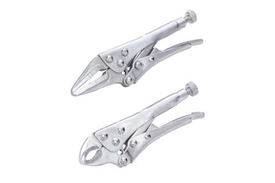 Blue Spot Tools - 2 Pce Mini Locking Plier Set