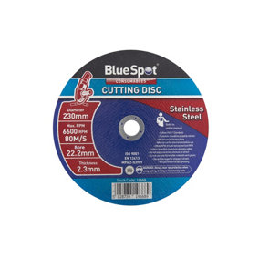 Blue Spot Tools - 230mm (9") Stainless Steel Cutting Disc