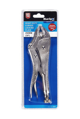 Blue Spot Tools - 250mm (10") Heavy Duty Curved Locking Plier