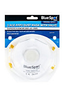 Blue Spot Tools - 3 PCE FFP2 Dust Mask With Valve