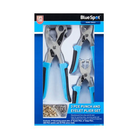 Blue Spot Tools - 3 PCE Punch And Eyelet Plier Set