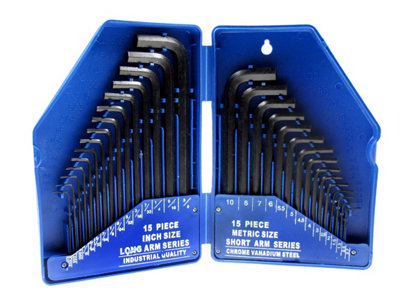 Blue Spot Tools - 30 Pce Hex Key Set