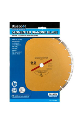 Blue Spot Tools - 300mm (12") Segmented Gold Diamond Dry Cutting Disc