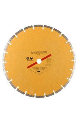 Blue Spot Tools - 300mm (12") Segmented Gold Diamond Dry Cutting Disc