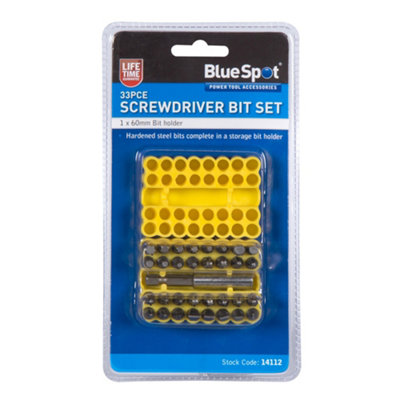Blue Spot Tools - 33 Pce Screwdriver Bit Set