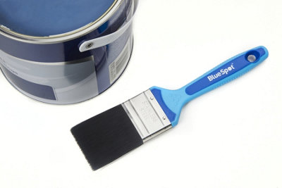 Blue Spot Tools - 4" (100mm) Synthetic Paint Brush with Soft Grip Handle - 3