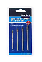 Blue Spot Tools - 4 Pce Tile And Glass Drill Set (3 - 8mm)