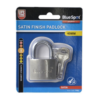 Blue Spot Tools - 40mm Satin Finish Padlock