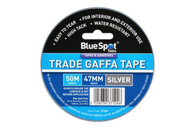 Blue Spot Tools - 47mm x 50M Trade Gaffa Tape Silver