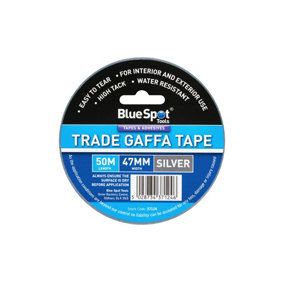 Blue Spot Tools - 47mm x 50M Trade Gaffa Tape Silver