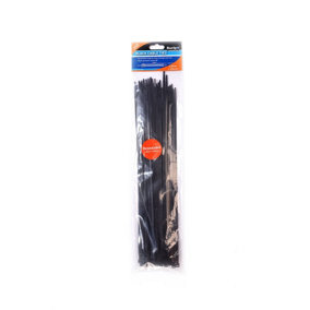 Blue Spot Tools - 50 Pce 4.8mm x 350mm Black Cable Ties