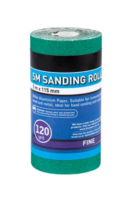 Blue Spot Tools - 5mtr 115mm Sanding Roll 120 Grit