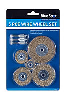 Blue Spot Tools - 5PCE Wire Wheel Set
