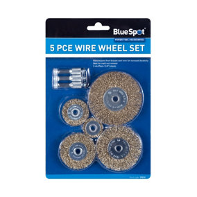Blue Spot Tools - 5PCE Wire Wheel Set