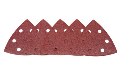 Blue Spot Tools - 6 Pack 93mm Mixed Grit Delta Sanding Sheets