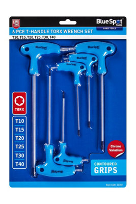 Blue Spot Tools - 6 Pce T-Handle Torx Wrench Set