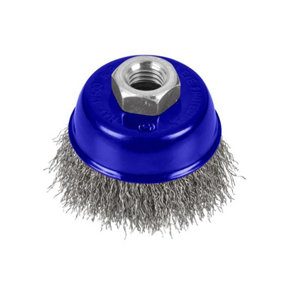 Blue Spot Tools - 65mm (2 1/2") M14 x 2 Wire Cup Brush