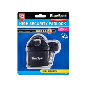 Blue Spot Tools - 65mm High Security Padlock