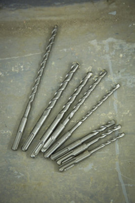 Blue Spot Tools - 8 Pce SDS Drill Bit Set (5-12mm) - 4