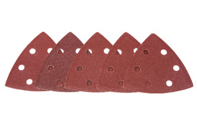 Blue Spot Tools - 93mm 5 Pack 60 Grit Delta Sanding Sheets